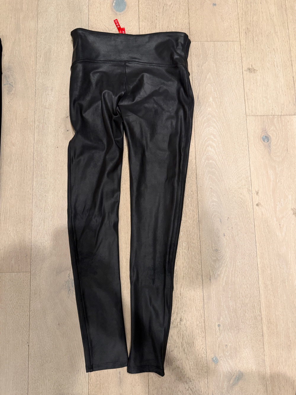 Spanx Black Faux Leather Leggings